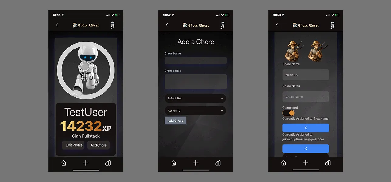 BookStack screenshot - logged in user
